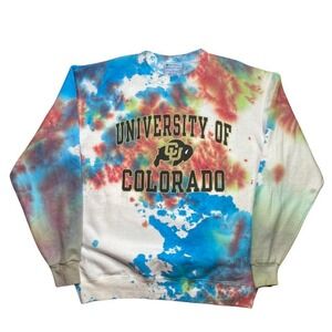 Colorado‎ Buffaloes CU college tie dye sweater